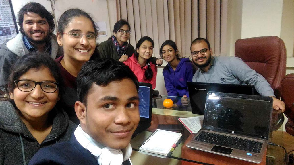 Codium Club handling aarohan 2018 technical team